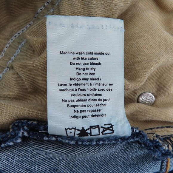 Rag & Bone Womens 25 Cate Mid Rise Ankle Skinny Dark Wash Blue Denim Jeans Pants - Picture 8 of 10